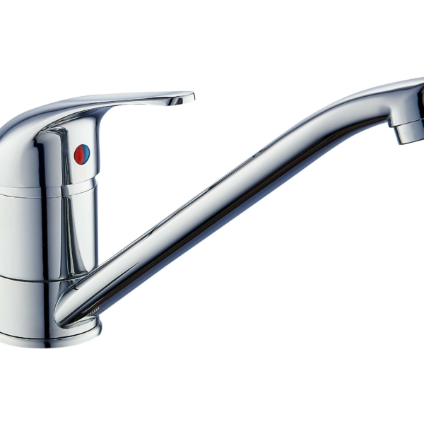 Mixer Sinkpillar Swivelspout Single Lvr